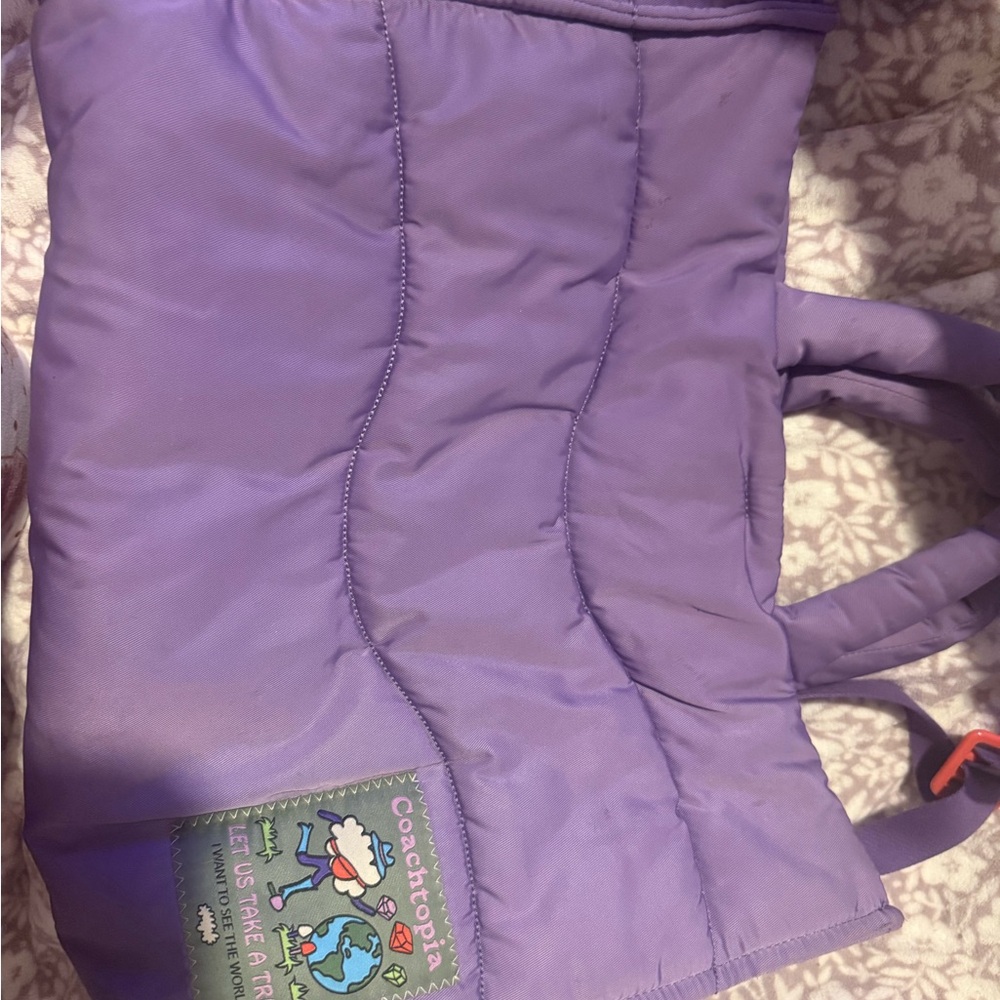 Coach Large Coachtopia Lilac Loop Tote Bag - Picture 6 of 10
